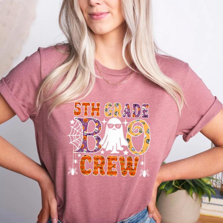5th Grade Boo Crew Halloween Teachers Students Women's Heather T-Shirt