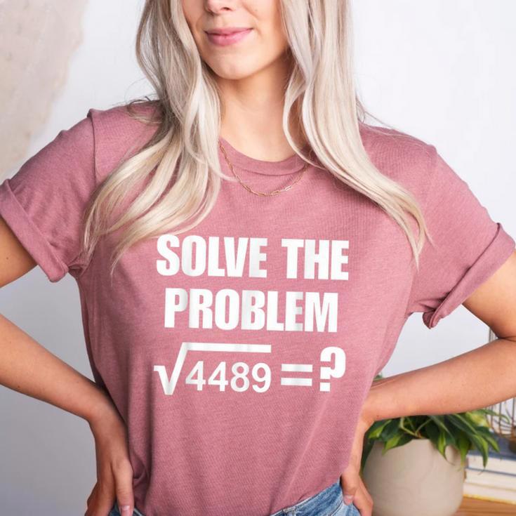 67 Meme Math Six Seven Teacher Brainrot Joke Women's Heather T-Shirt