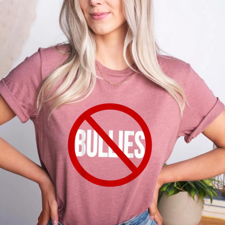 Anti Bullying No Bullies School Teacher Student Kindness Women's Heather T-Shirt