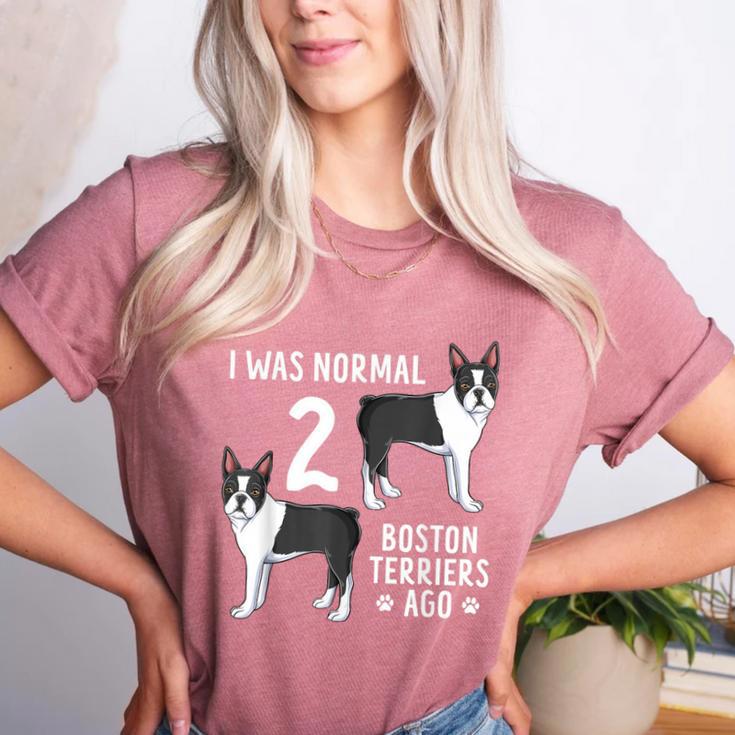 Boston Terrier Humor Bostie Dog Lover For Men Women Kids Women's Heather T-Shirt