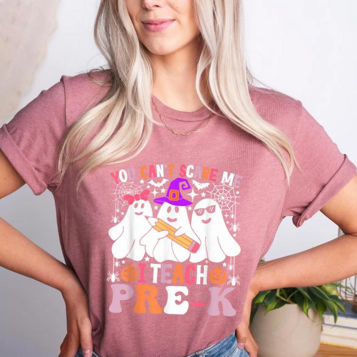 You Can't Scare Me I Teach Pre-k Halloween Teacher Women's Heather T-Shirt