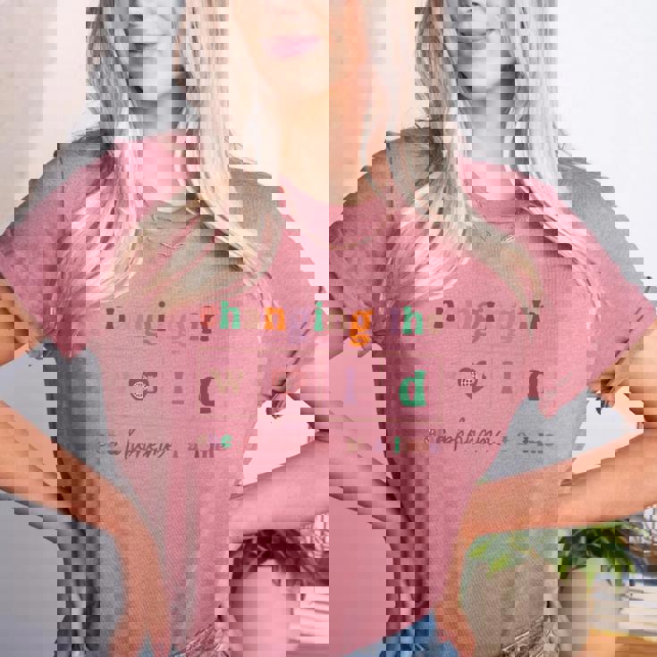 Changing The World One Phoneme At a Time Phonics Teacher Men Women Girls Kids Women&#x27;s Heather T-Shirt