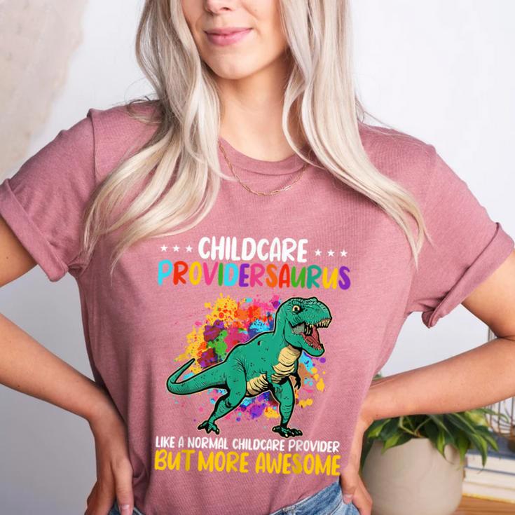 Childcare Providersaurus Daycare Teachers Women's Heather T-Shirt