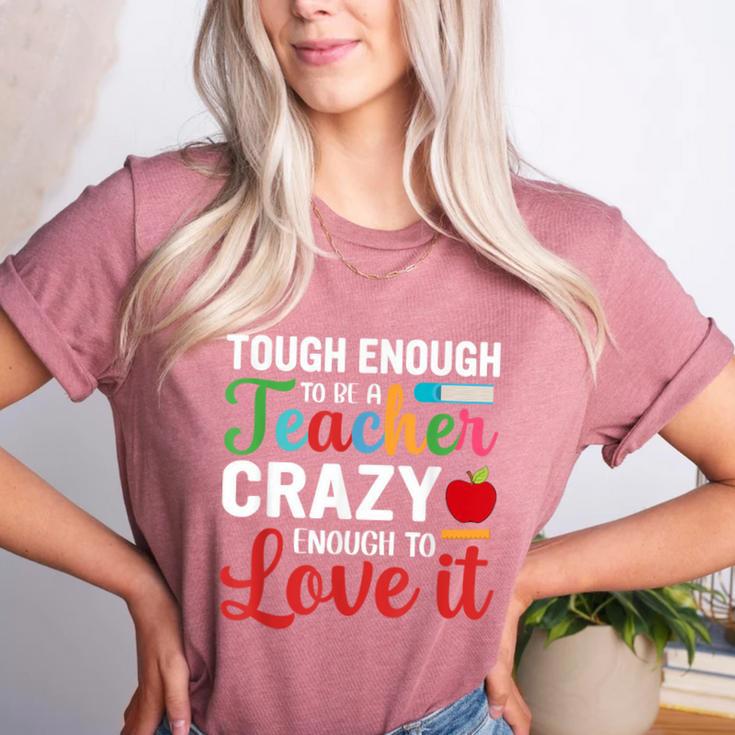 Crazy Teacher Men Women School Teachers Women's Heather T-Shirt