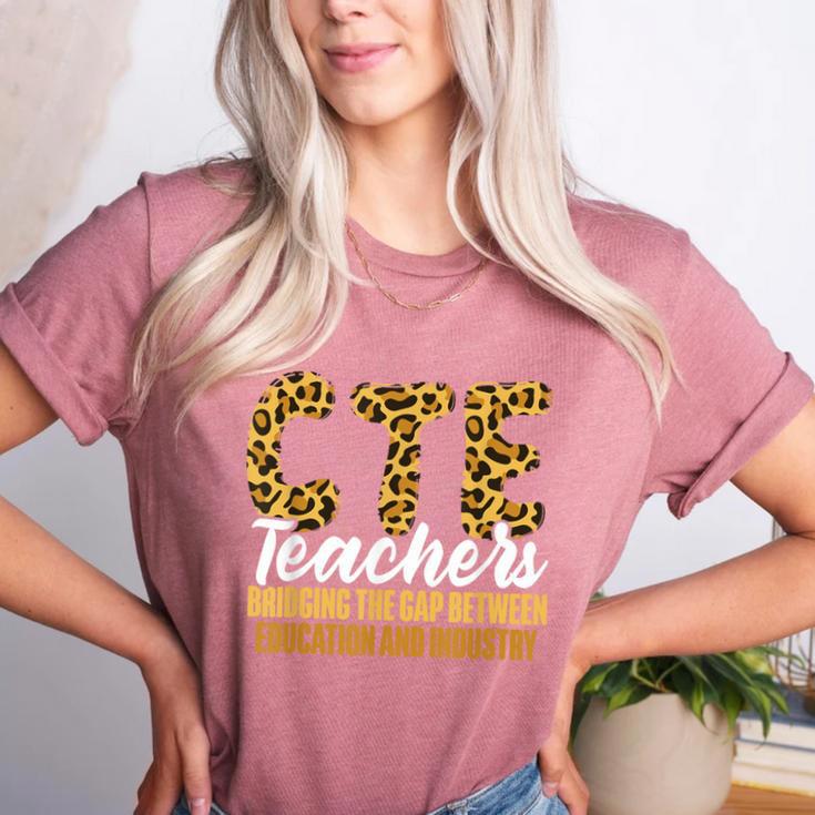 CTE Teacher Middle School High School Teach Career Men Women Women's Heather T-Shirt
