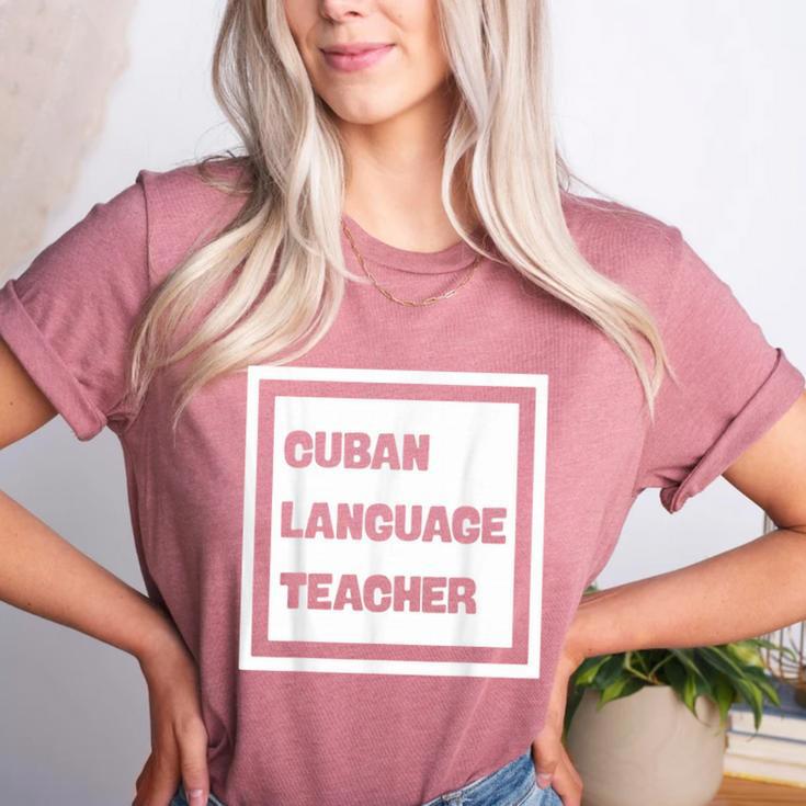 Cuban Language Teacher Women's Heather T-Shirt