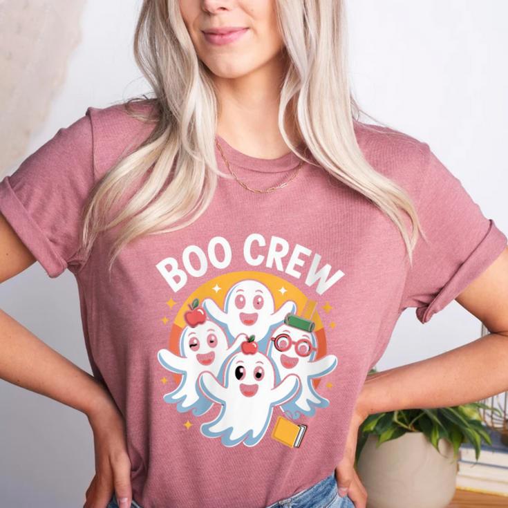 Cute Group Matching Teachers Halloween Women's Heather T-Shirt
