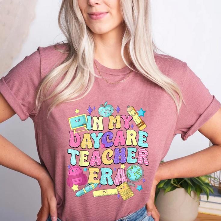 In My Daycare Teacher Era Daycare Provider Kids Women's Heather T-Shirt