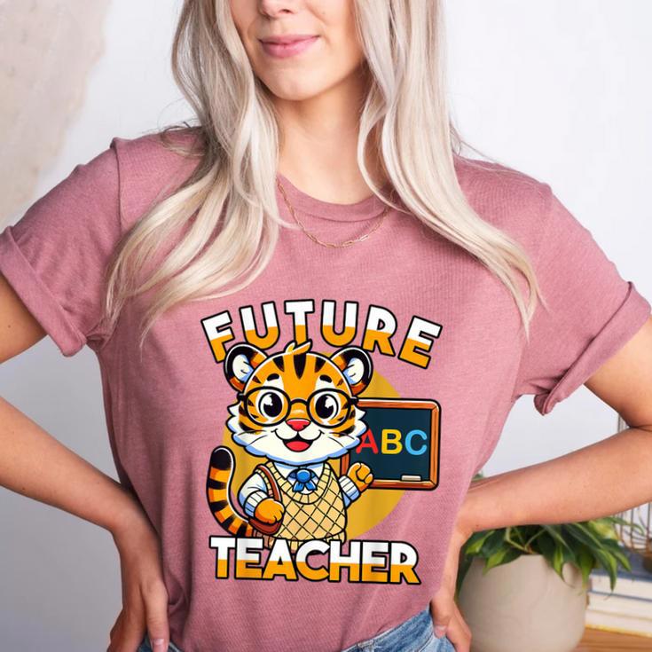 Future Teacher Graphic For Boys Inspiring Young Minds Women's Heather T-Shirt