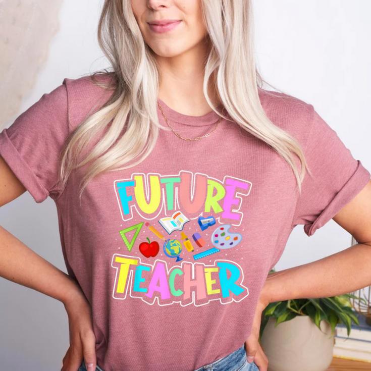 Future Teacher Kid's Career Women's Heather T-Shirt