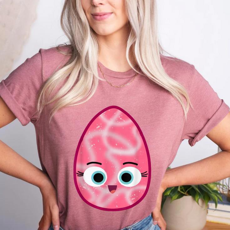 Good Egg Teacher Halloween Costume Group The Greg Egg Women's Heather T-Shirt