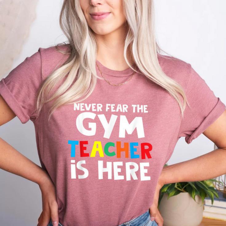 Gym Teacher Back To School Teacher Shirts For Men Women Girls Kids Women's Heather T-Shirt