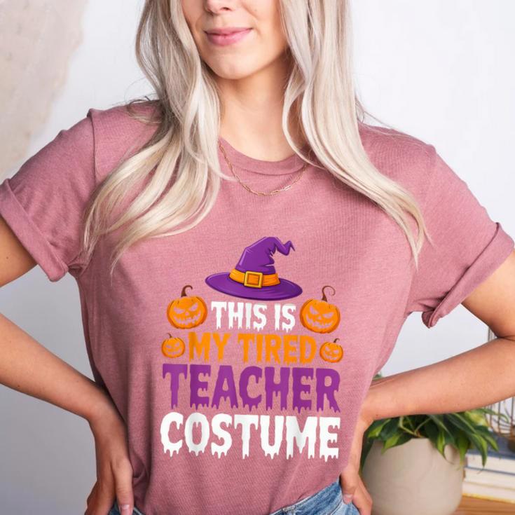 Halloween Costumes For Teachers Tired Teacher Costume Tee Women's Heather T-Shirt