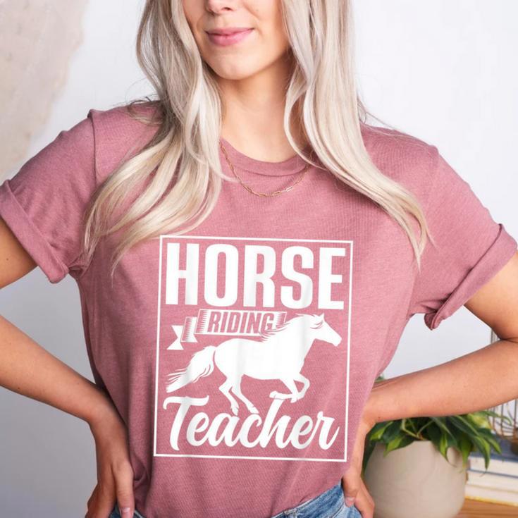 Horse Riding Teacher Rider Lover Equestrian Men Women Kids Women's Heather T-Shirt