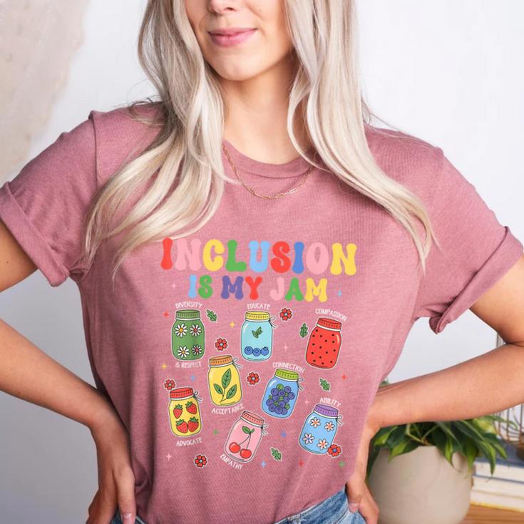 Inclusion Is My Jam SPED Teacher Special Education Life Women's Heather T-Shirt