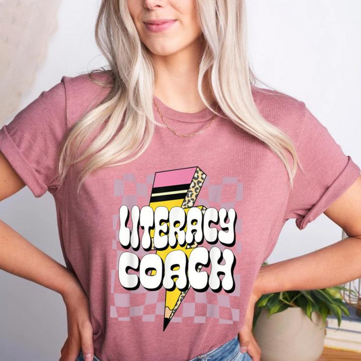 Literacy Coach Reading Specialist Facilitator Lead Teacher Women's Heather T-Shirt