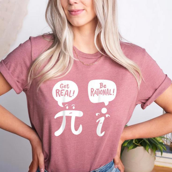 Math Teacher Math Student Be Real Get Rational Women's Heather T-Shirt