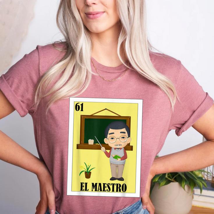 Mexican For Teachers El Maestro Women's Heather T-Shirt