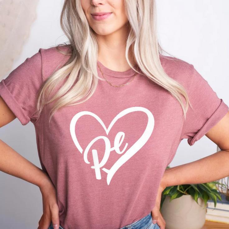 PE Teacher Vintage Retro Physical Education Teacher Women's Heather T-Shirt