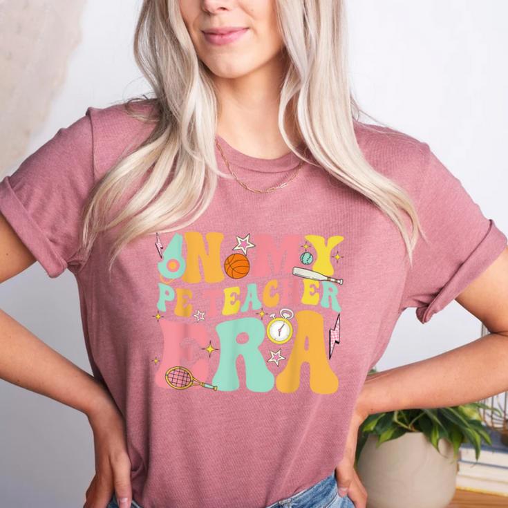 In My Physical Education Era PE Teacher Women Men Women's Heather T-Shirt