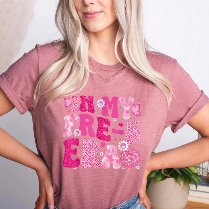 In My Pre-K Era Teachers Women Back To School Kids Girls Women's Heather T-Shirt