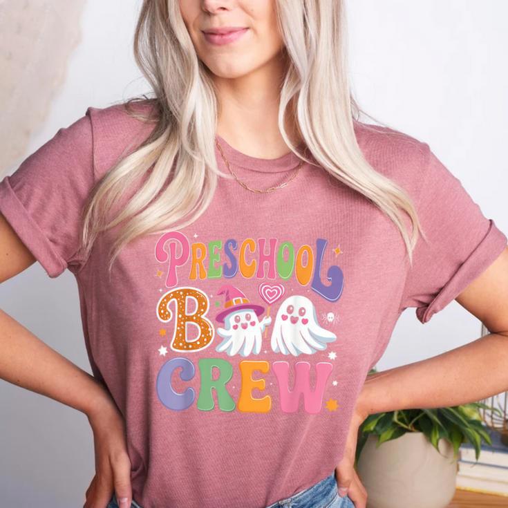 Preschool Boo Crew Preschool Teacher Student Halloween Women's Heather T-Shirt