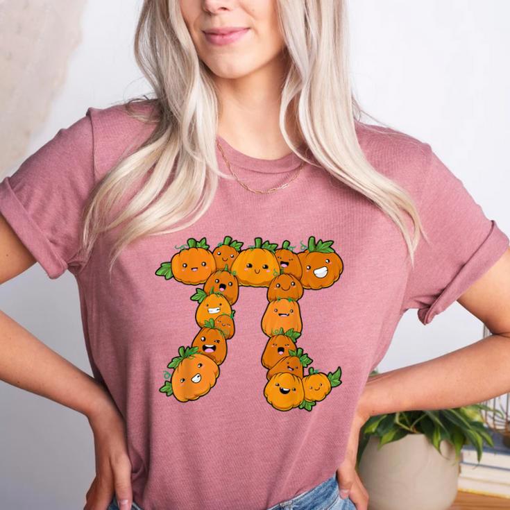 Pumpkin Pi Math Teacher Halloween Costume Geometry Women's Heather T-Shirt