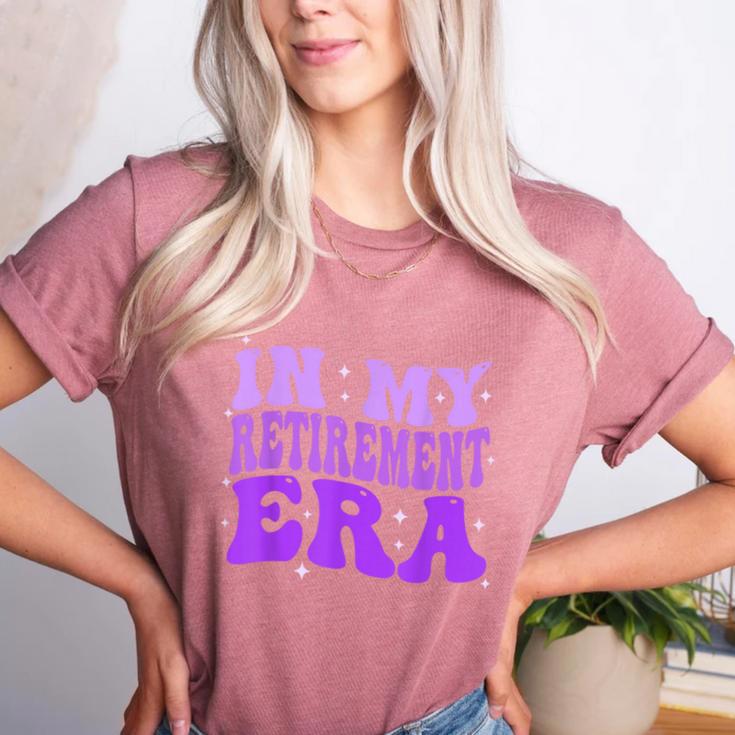 In My Retirement Era Groovy Retired Teacher 2025 Women Women's Heather T-Shirt