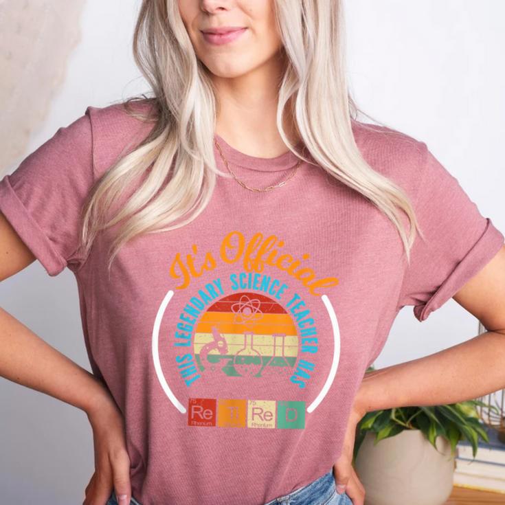 Retiring Science Teacher Retirement Women's Heather T-Shirt