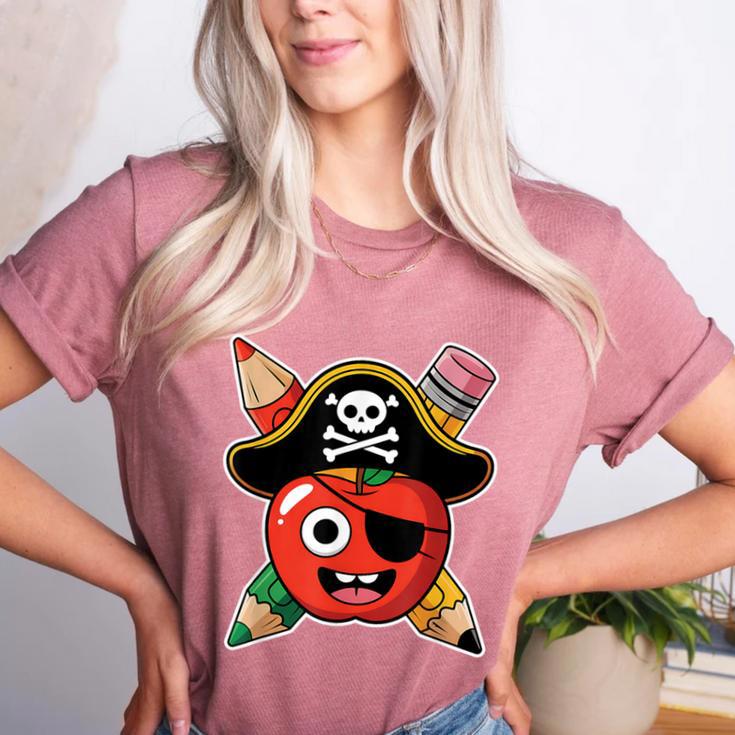 School International Talk Like A Pirate Day Pirate Teacher Women's Heather T-Shirt
