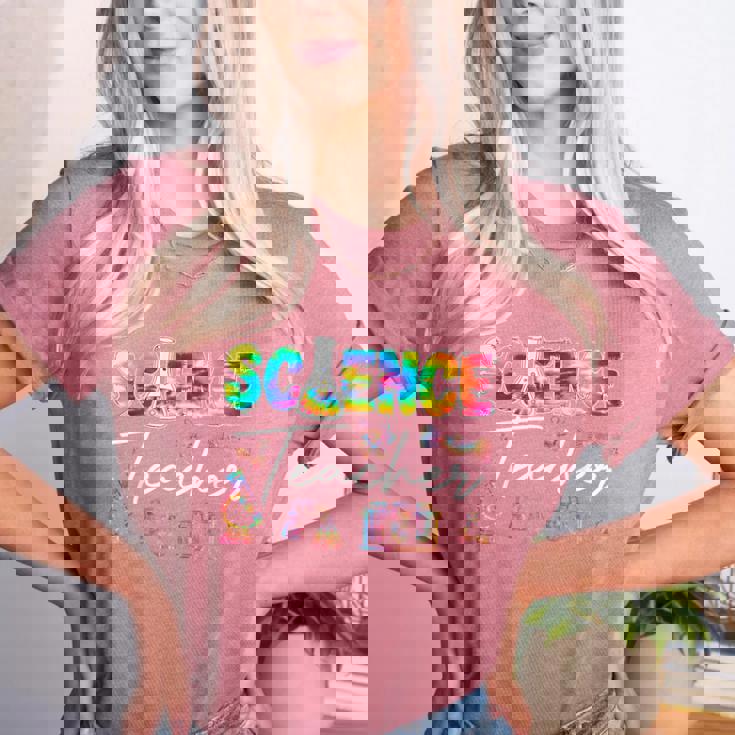 Science Teacher Tie Dye First Day Of School Back To School Men Women Girls Kids Women&#x27;s Heather T-Shirt