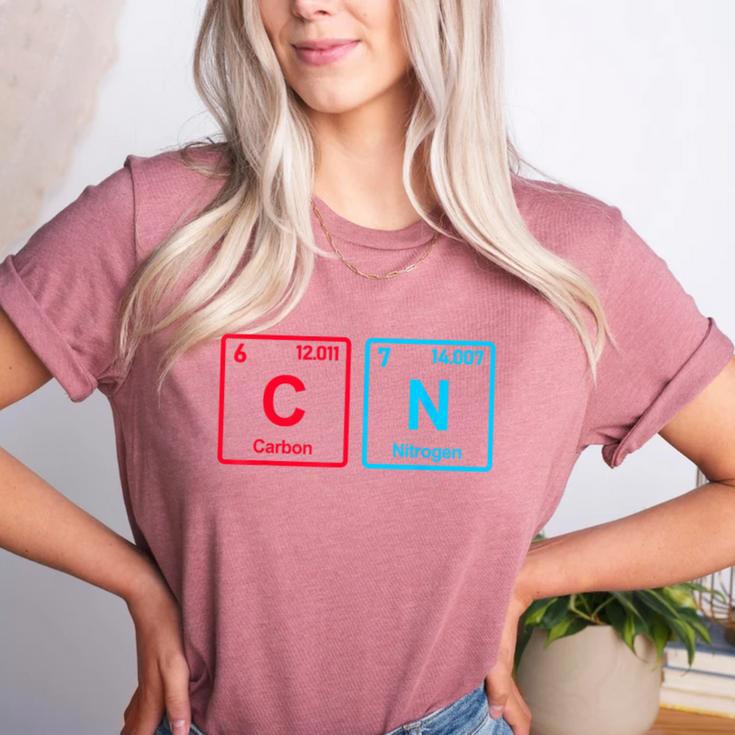 Six Seven Meme 6 7 Science Teacher 6-7 Periodic Table Women's Heather T-Shirt