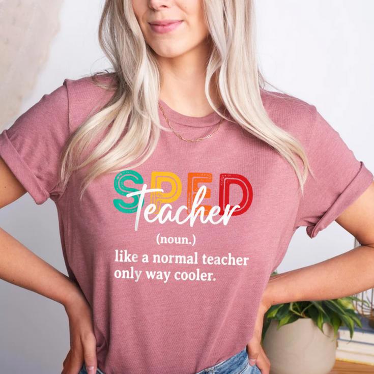 Special Education For Men Women SPED Teacher Women's Heather T-Shirt