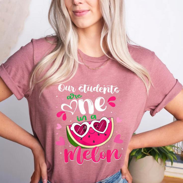 Our Students Are One In A Melon Teacher Watermelon Summer Women's Heather T-Shirt