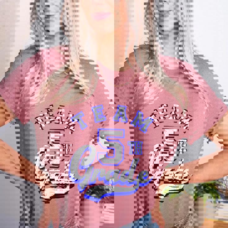 Team 5th Grade Fifth For Teacher Or Students Women&#x27;s Heather T-Shirt