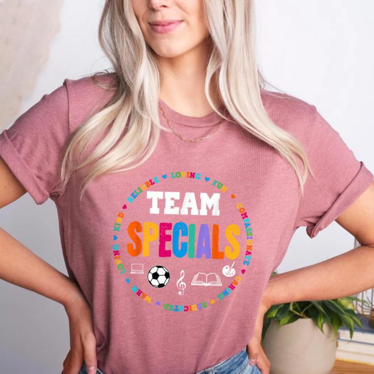 TEAM Specials Teacher TRIBE Squad Back To Primary School Women's Heather T-Shirt