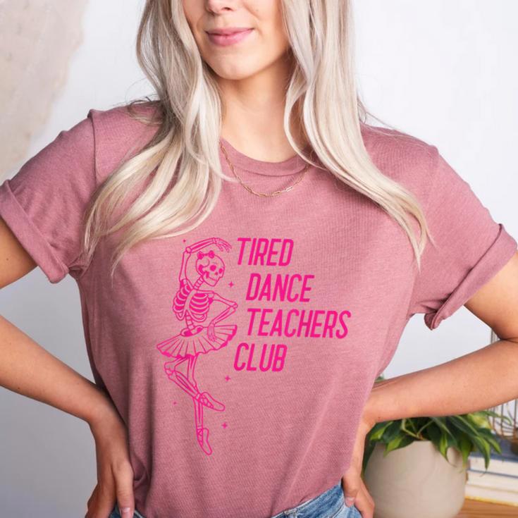 Tired Dance Teachers Club Dance Lover Women's Heather T-Shirt