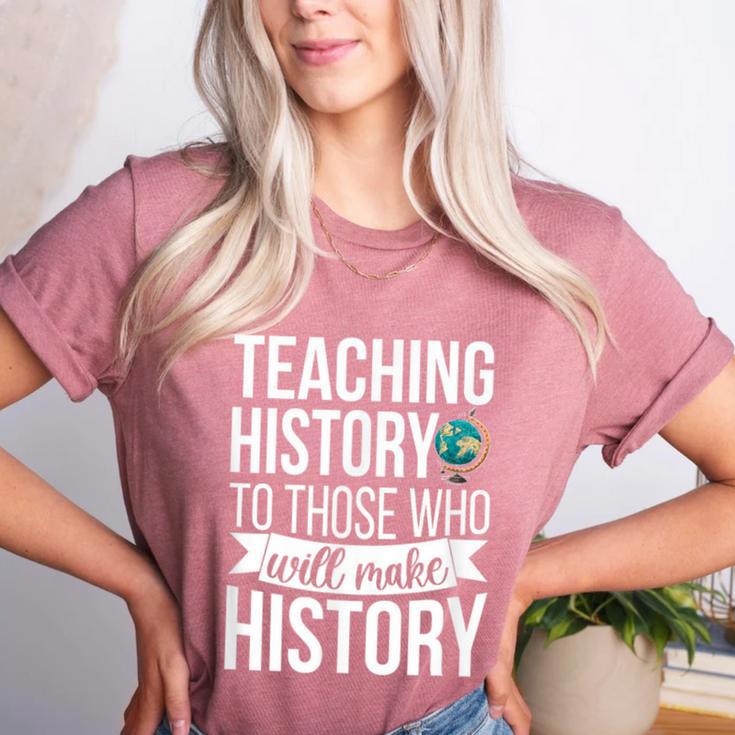 History Teacher Appreciation History Teaching Women's Heather T-Shirt