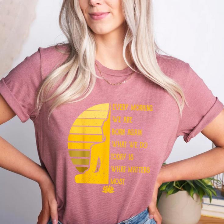 Yoga Meditation Buddha Yoga Teacher T-Shirt Women's Heather T-Shirt