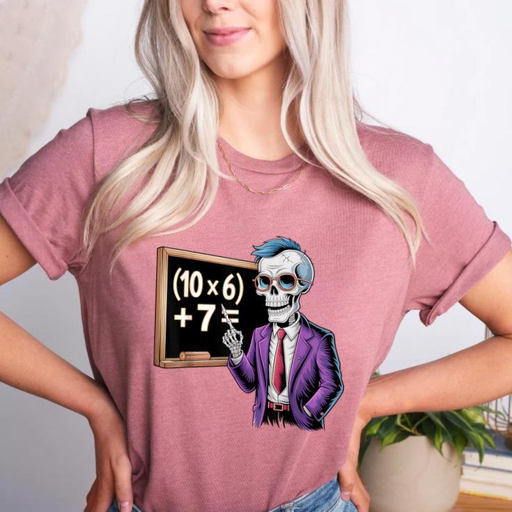 67 Math Teacher Meme Brainrot Six Seven Halloween Equation Women's Heather T-Shirt 67 Math Teacher Meme Brainrot Six Seven Halloween Equation Women's Heather T-Shirt