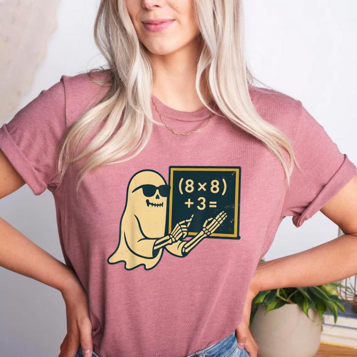 67 Teacher Halloween Skeleton Ghost Six Seven Meme Math Women's Heather T-Shirt 67 Teacher Halloween Skeleton Ghost Six Seven Meme Math Women's Heather T-Shirt