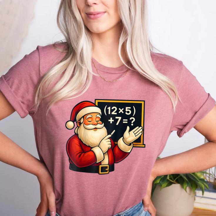 67 Teacher Santa Christmas Six Seven Meme Math Xmas Women's Heather T-Shirt 67 Teacher Santa Christmas Six Seven Meme Math Xmas Women's Heather T-Shirt
