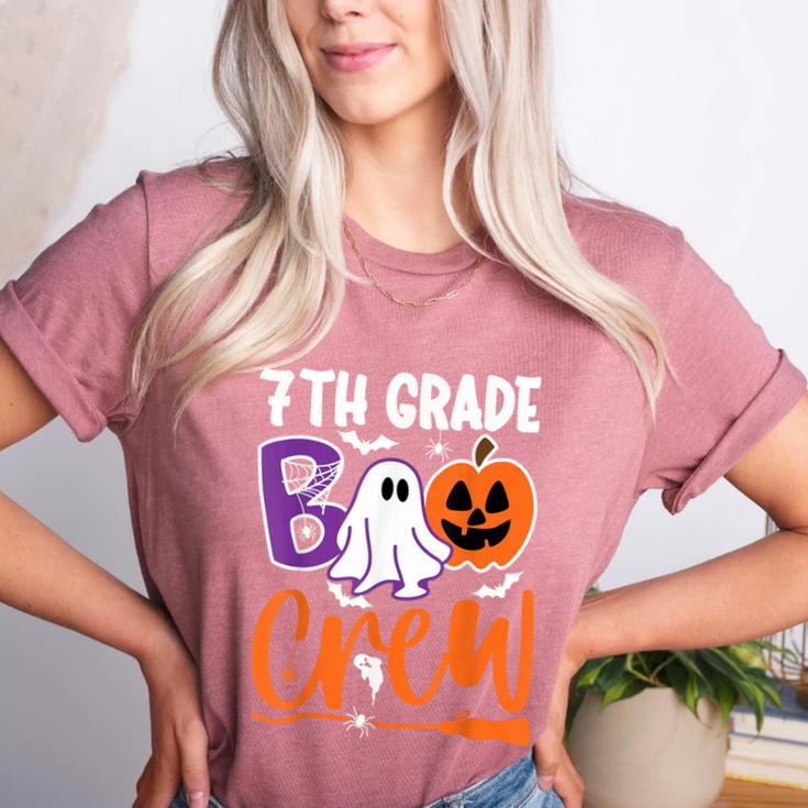 7th Grade Boo Crew Teacher Student Halloween Costume Women's Heather T-Shirt 7th Grade Boo Crew Teacher Student Halloween Costume Women's Heather T-Shirt