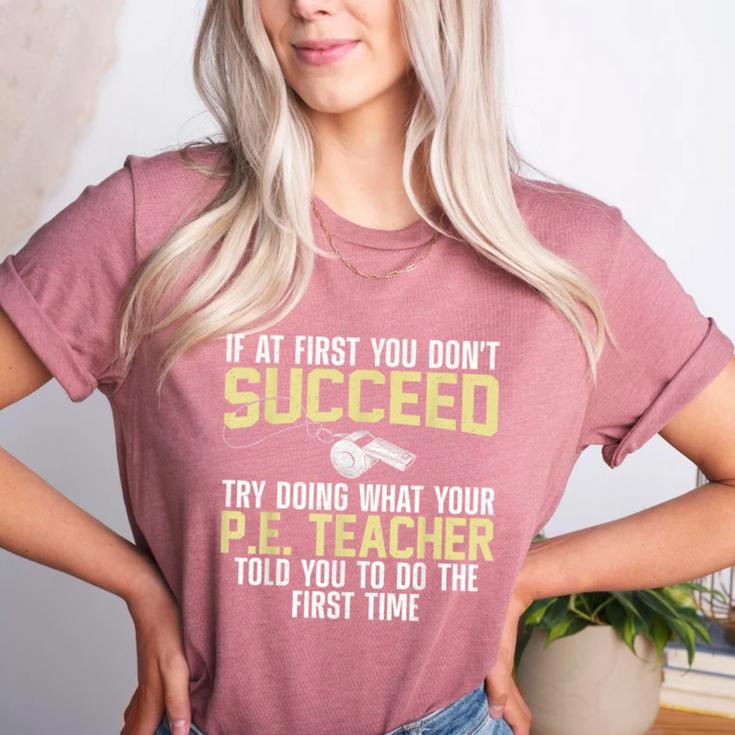 Best PE Teacher Art For Men Women Physical Education Teacher Women's Heather T-Shirt Best PE Teacher Art For Men Women Physical Education Teacher Women's Heather T-Shirt