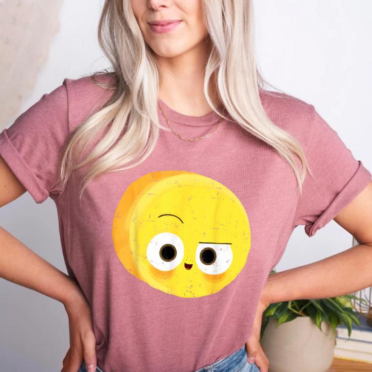 The Big Cheese Good Egg Teacher Halloween Costume Food Group Women's Heather T-Shirt The Big Cheese Good Egg Teacher Halloween Costume Food Group Women's Heather T-Shirt