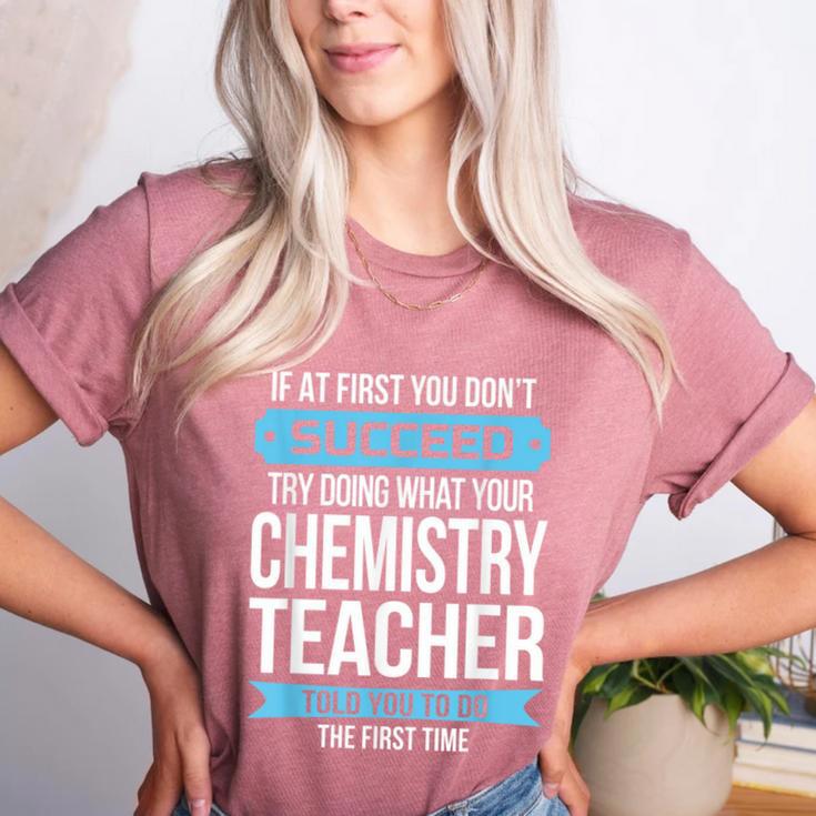 Chemistry Teacher Appreciation Men Women T-Shirt Women's Heather T-Shirt