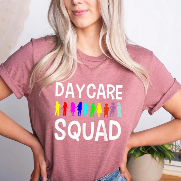 Childcare Daycare Squad Daycare Teacher Men Women Women's Heather T-Shirt Childcare Daycare Squad Daycare Teacher Men Women Women's Heather T-Shirt
