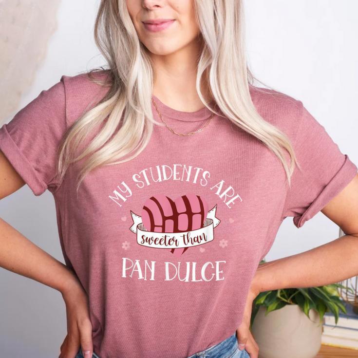 Cute Spanish Teacher Dual Language Bilingual Teacher Men Women Women's Heather T-Shirt Cute Spanish Teacher Dual Language Bilingual Teacher Men Women Women's Heather T-Shirt
