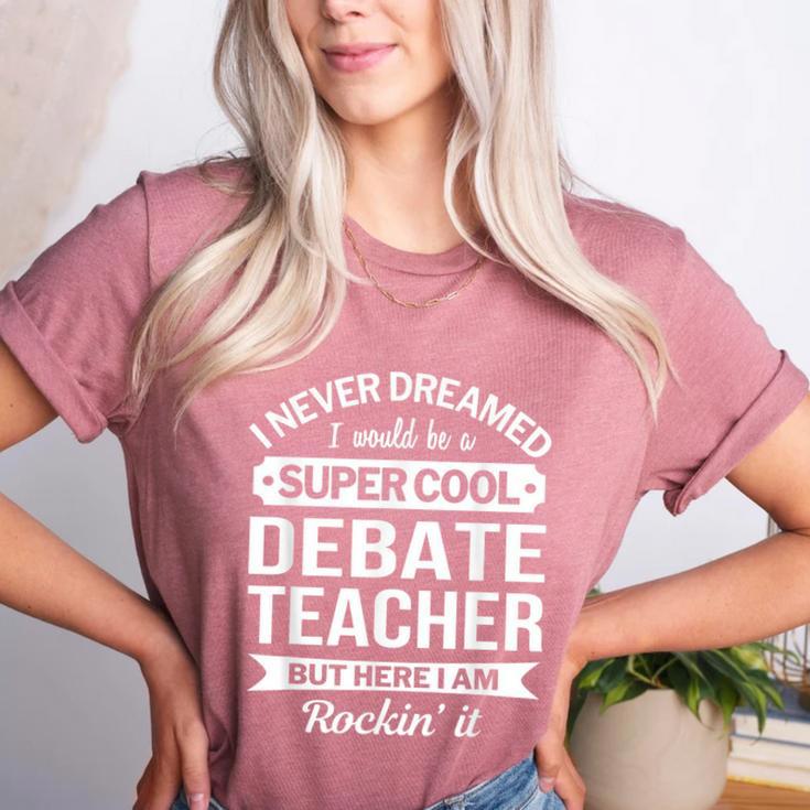 Debate Teacher Tshirt For Men Women Women's Heather T-Shirt Debate Teacher Tshirt For Men Women Women's Heather T-Shirt