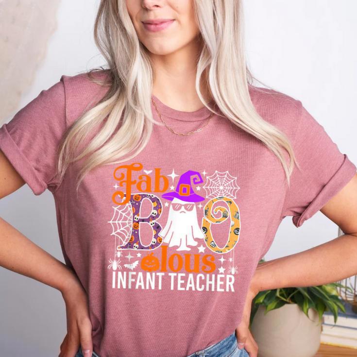 Fab Boo Lous Infant Teacher Halloween Costume Women's Heather T-Shirt